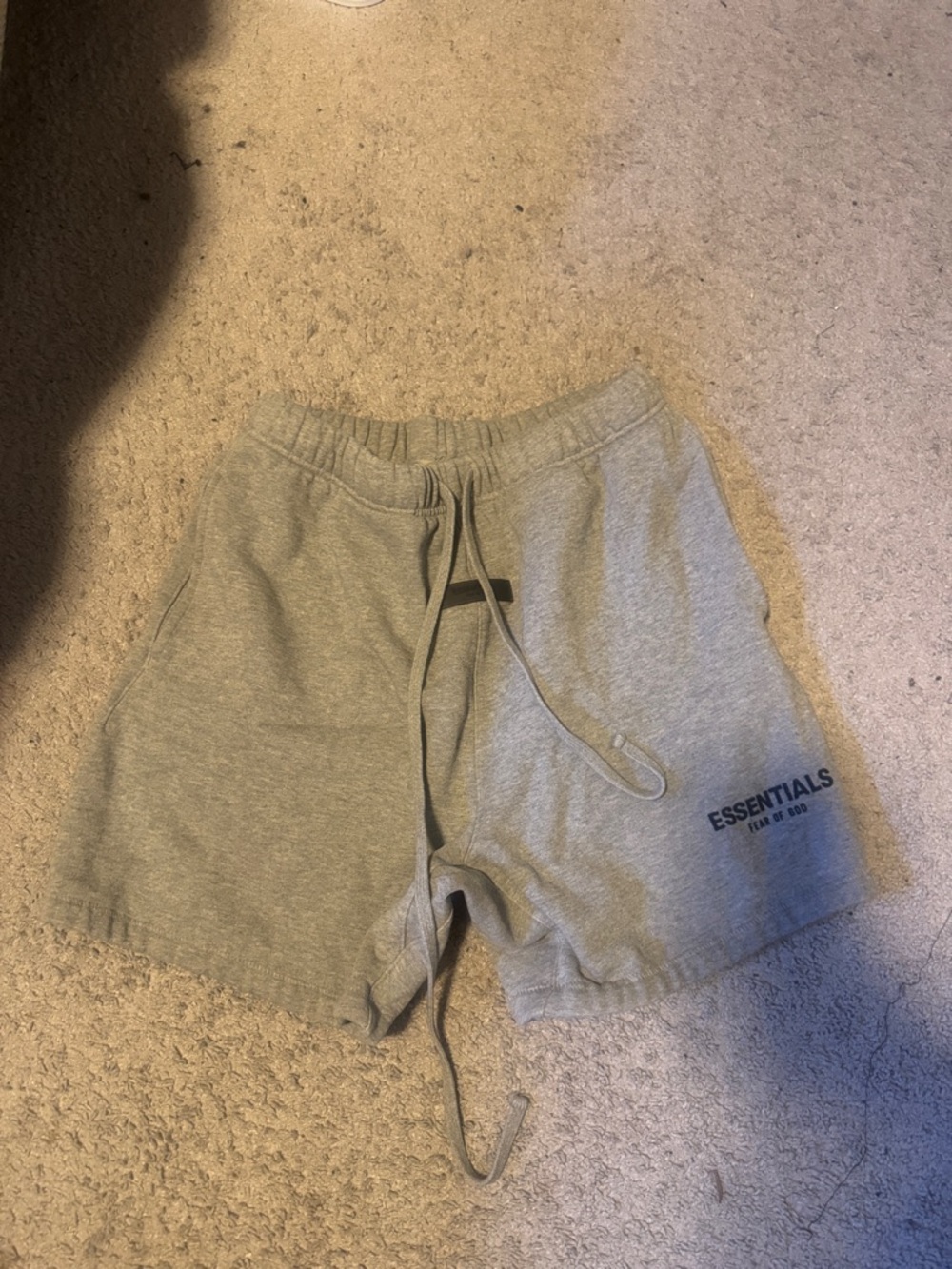 Essentials Women’s Light Gray Athletic Drawstring Shorts